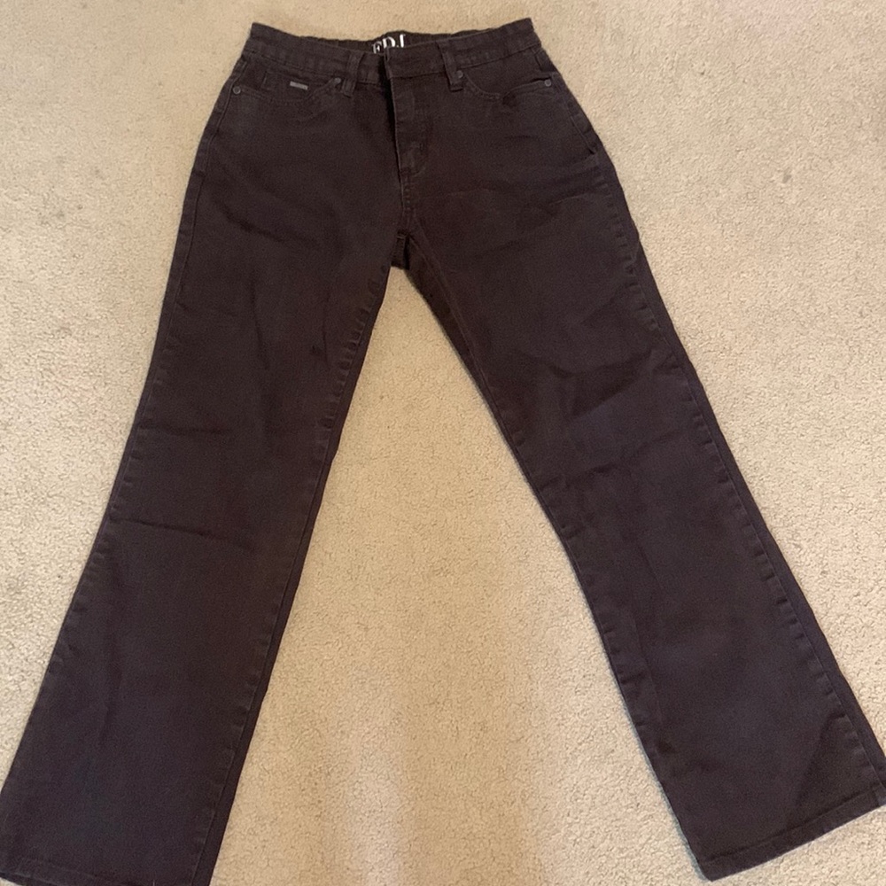Brown Petite Straight leg jeans